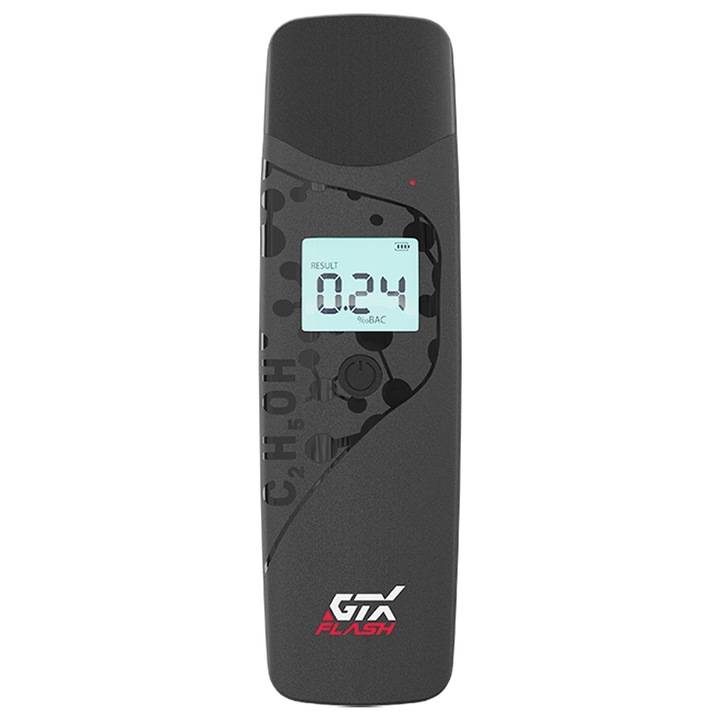 Etilotest flash GTX, AlcoForce, 41.5 g, Negru, 37 x 126 x 20 mm