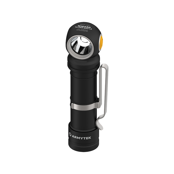 Многофункционален LED фенер, Armytek Wizard C2 Pro Max LR (топла светлина), 3870 lm, 180 m, топла светлина
