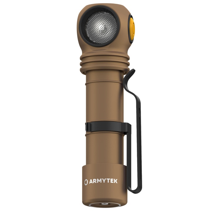 Челен фенер, Armytek, Алуминий, 112 мм, Кафяв