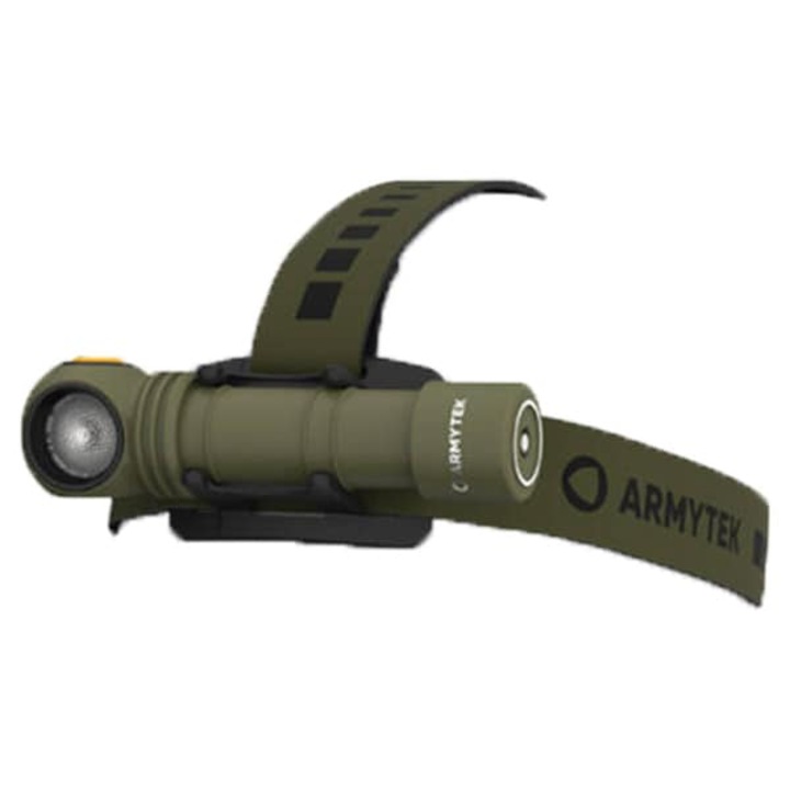 Челник, Armytek, Алуминий, Wizard C2 Pro, 2500 лумена, Водоустойчив IP68, USB кабел, 33 x 112 mm, Olive