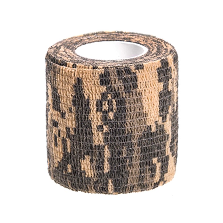 Banda elastica, Blackfire, Camuflaj, 50 mmx2.5 m, Maro