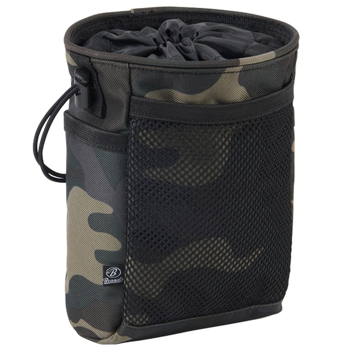 Husa tactica, Brandit, Compatibil cu Molle, Poliester, 20x13x8 cm, Verde camuflaj