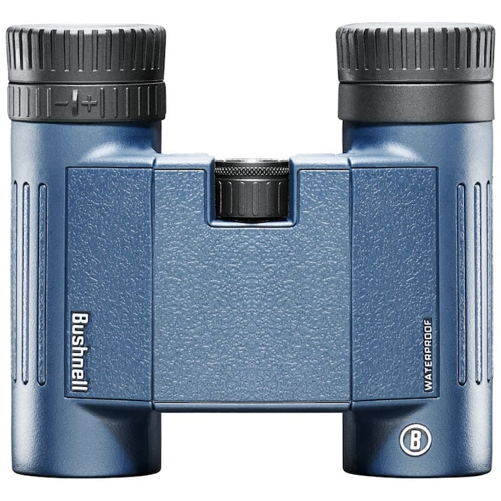Бинокъл Bushnell H2O, водоустойчив, гумена дръжка, 12x25, тъмносин, 101 мм