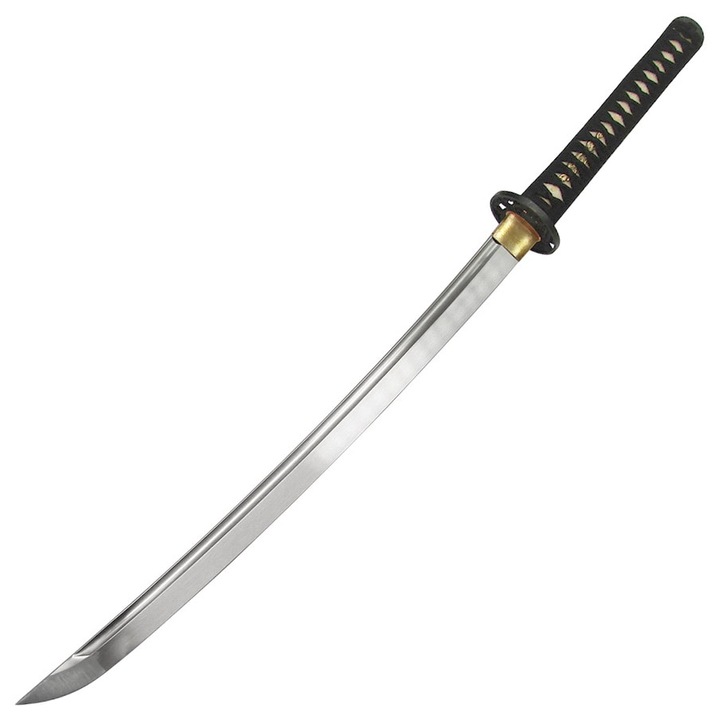 Katana Chisa Cold Steel Warrior, otel 1055, lama 622mm, greutate 1270g, negru