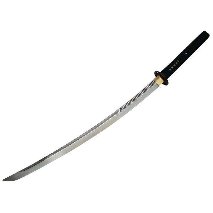 Katana Cold Steel Dragonfly, Otel 1055, Maner Lemn si Piele de Rai, 750mm, Negru