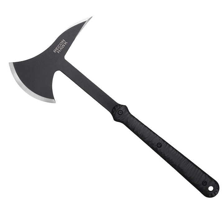 Fejsze Cold Steel, Recon Hawk, acél 65 Mn, korrózióálló, hossz 444mm, fekete