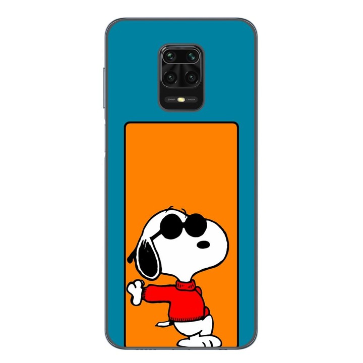 Husa compatibila cu Xiaomi Redmi Note 9 Pro Silicon Gel Tpu Model Snoopy
