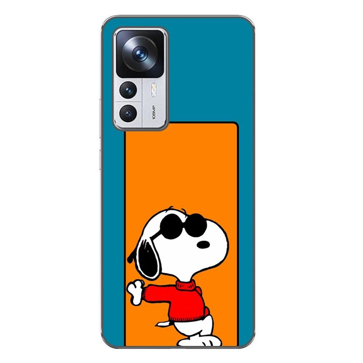 Husa compatibila cu Xiaomi 12T, 12T Pro Silicon Gel Tpu Model Snoopy