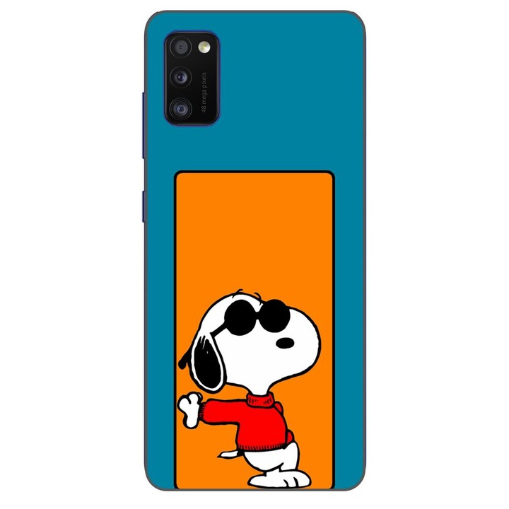 Husa compatibila cu Samsung Galaxy A41 Silicon Gel Tpu Model Snoopy
