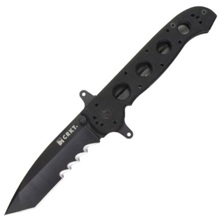 Cutit pliabil, CRKT, Otel, Maner G10, 102 mm, 167 g, Negru