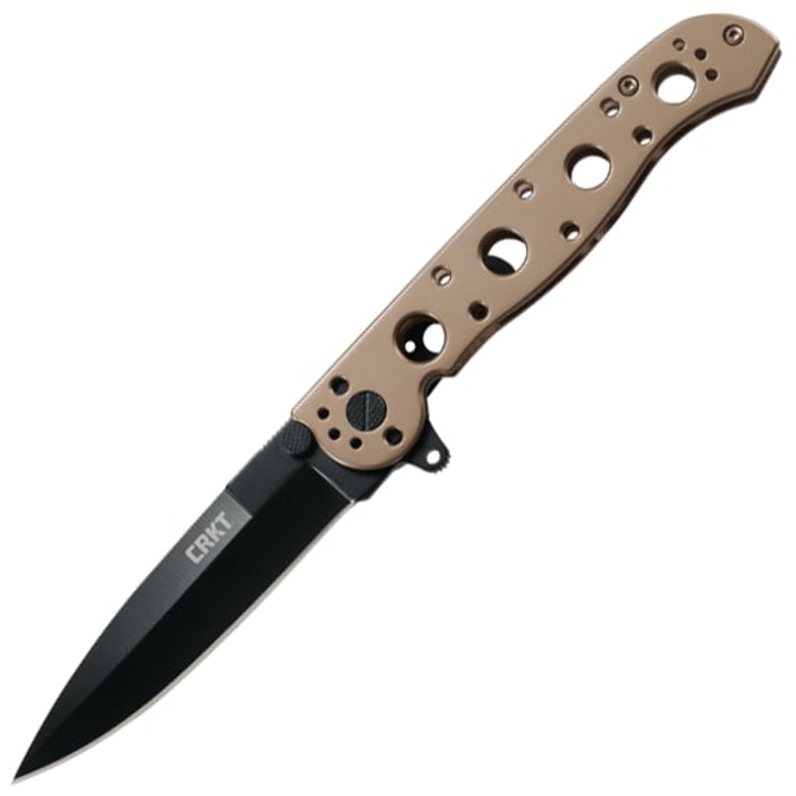 Cutit pliabil, Crkt, Inox, 90 mm, Maro/Negru