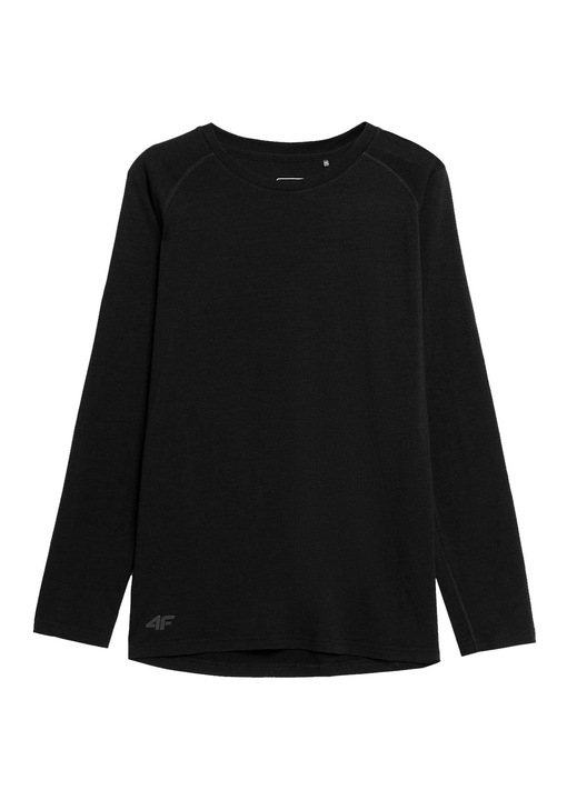 Bluza pentru barbati, 4F, Bumbac, Negru, Negru
