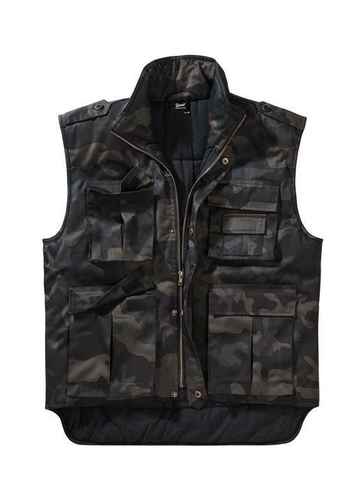 Vesta barbati, Brandit, Bumbac, Verde inchis, 3XL