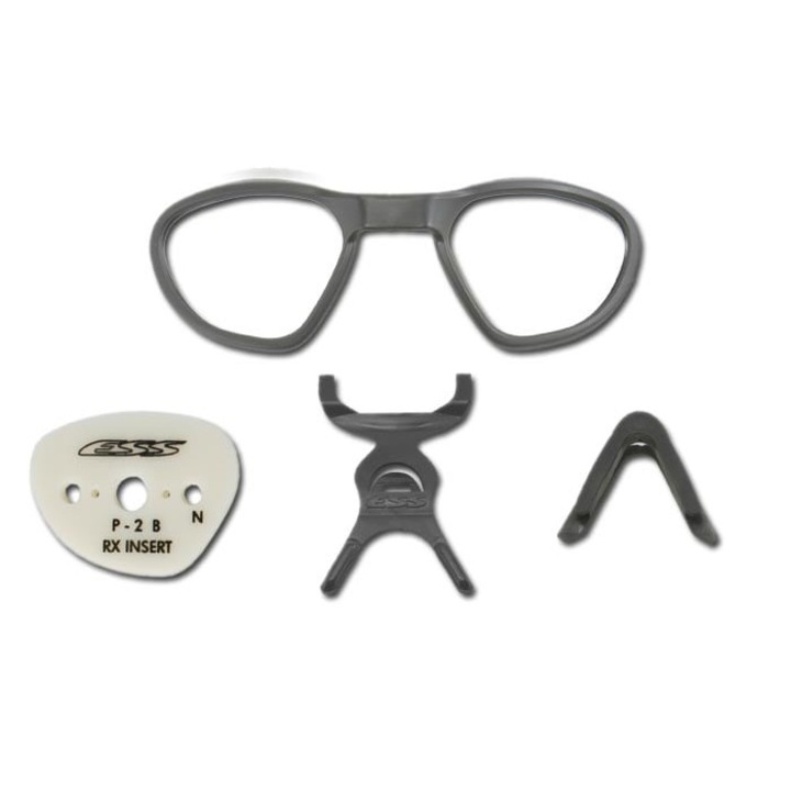 Set insertie corectiva pentru ochelari de protectie, ESS, P-2B Rx, Gri