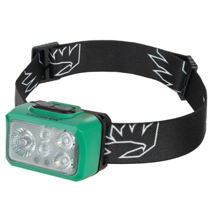 Фар за глава, Mactronic, Falcon Eye, 330 лумена, Черен/Зелен