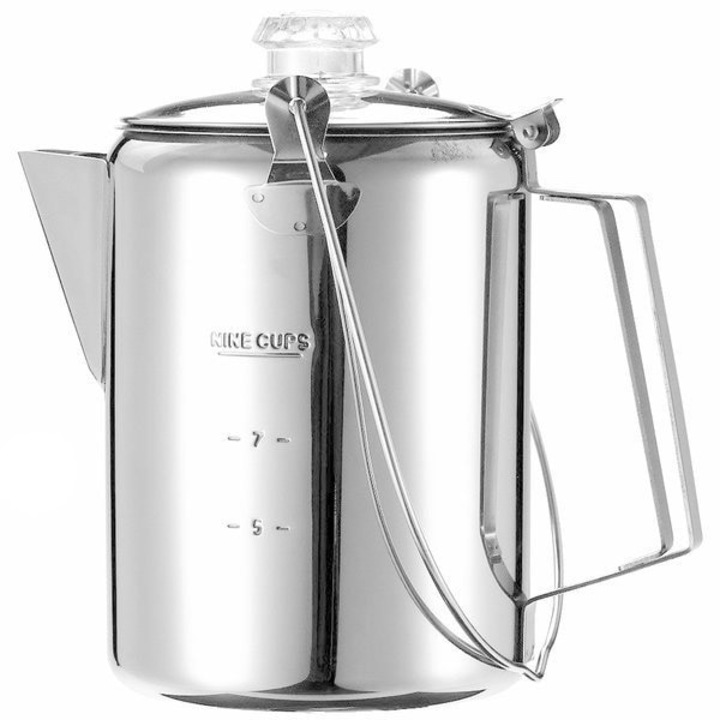 Cafetiera de calatorie FOX Outdoor, inox, 1.2L, argintiu, 120x200mm