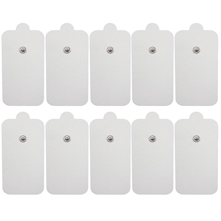 Set 10 electrozi, HARPIMER, 50 x 100mm, Alb