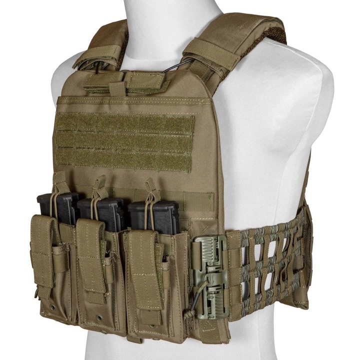Vesta tactica GFC Tactical, nylon, verde masliniu, dimensiune universala