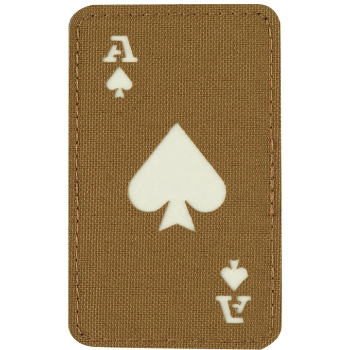 Emblema din textil, M-tac, Nailon, 50x80 mm, Maro