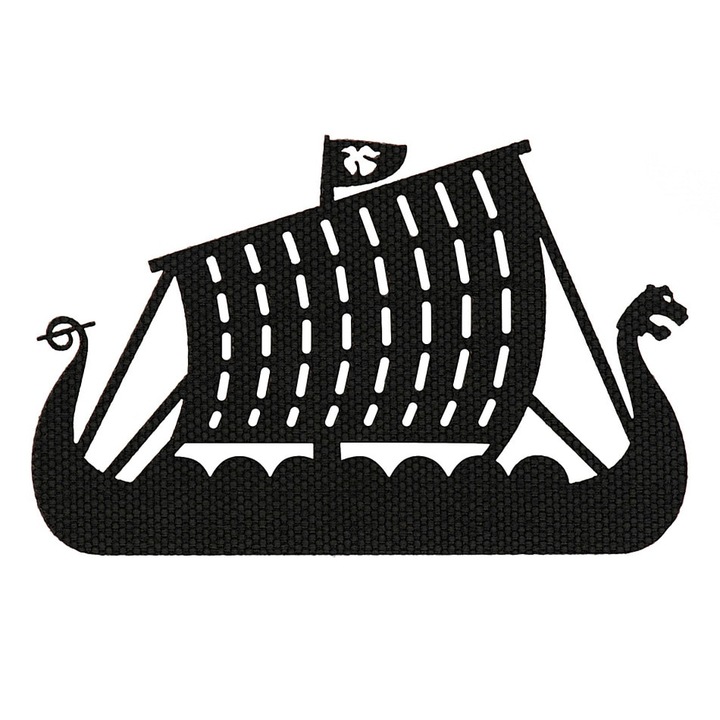 Petic textil Drakkar, M-Tac, Cordura, Negru