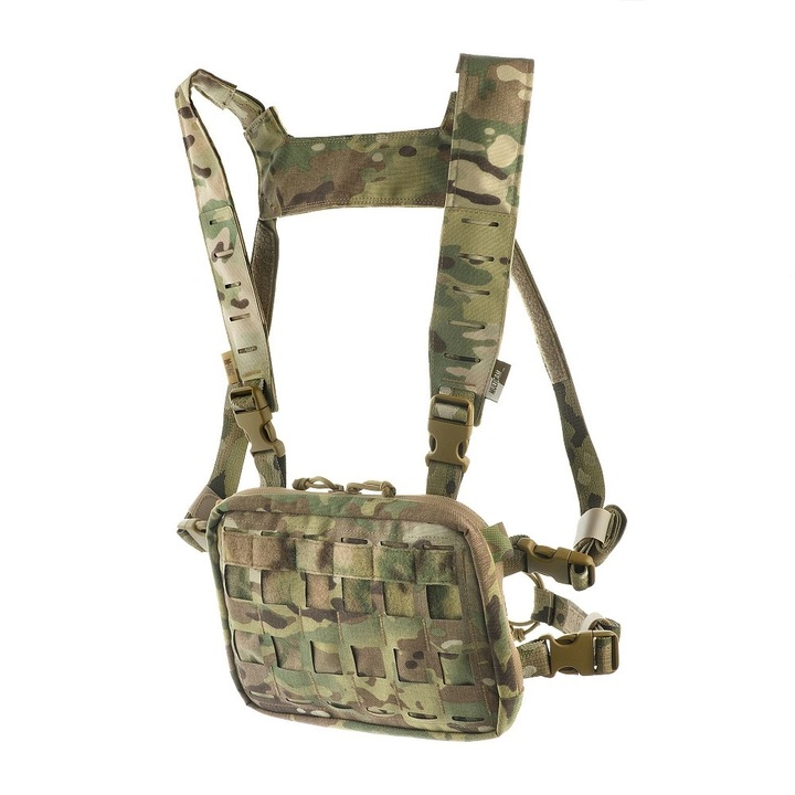 Vesta tactica, M-Tac, Sistem MOLLE, Nylon, 30x28x5 cm, Camuflaj, Reglabil