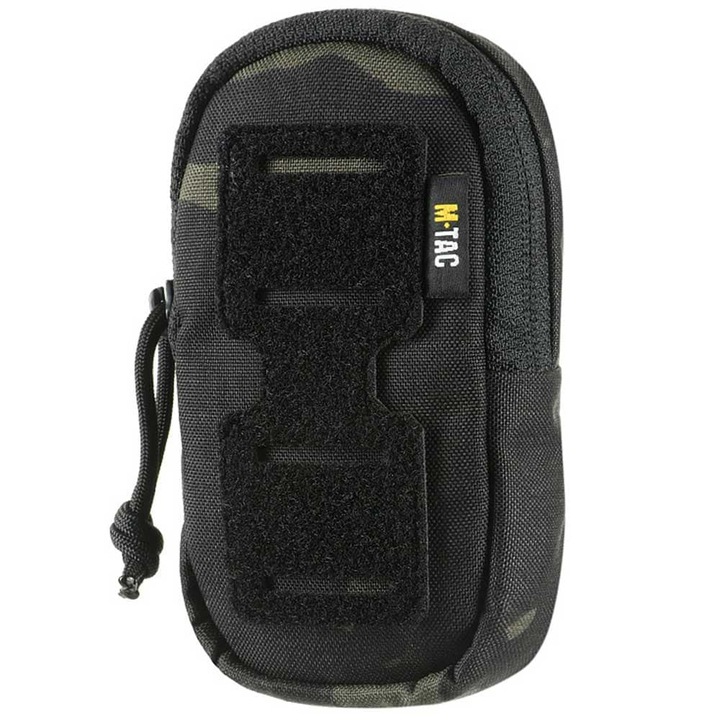 Buzunar tactic, M-Tac, Sistem MOLLE, Cordura, 130 x 70 x 40 mm, 50 g, Negru