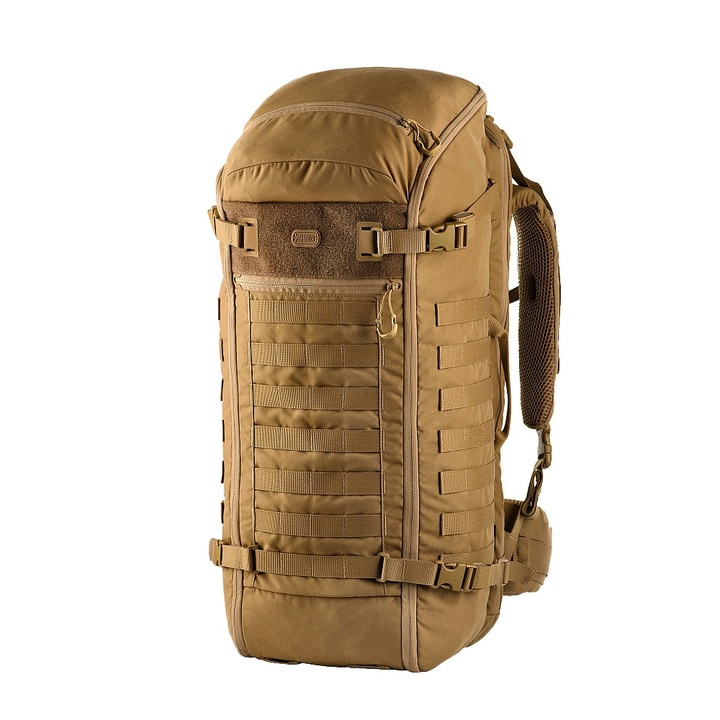 Rucsac tactic, M-Tac, 60 L, Sistem Molle, Cordura, 700 x 300 x 290 mm, Coyote