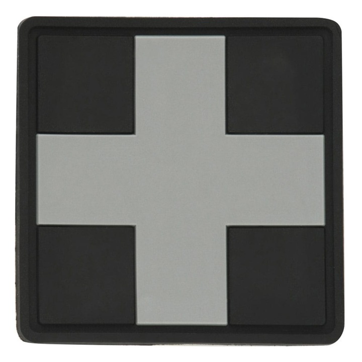 Petic medical M-Tac, PVC, negru/gri, 50 x 50 mm