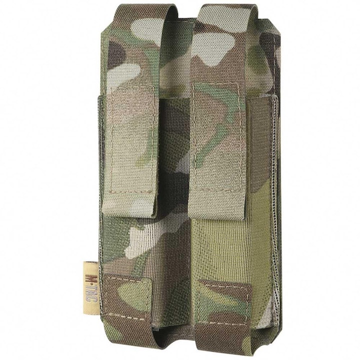 Port dublu pentru pistoale, M-Tac, Cordura, 16.5 x 10 cm, 42 g, Camuflaj