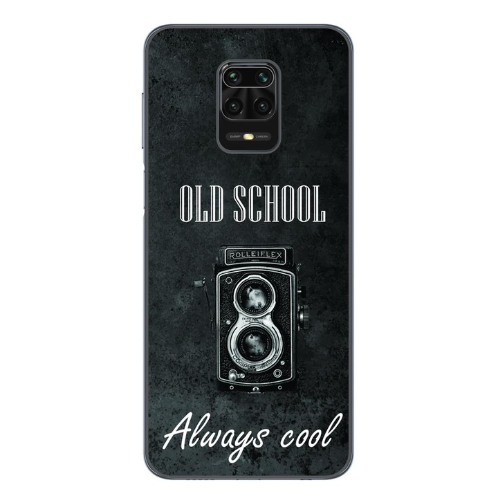 Husa compatibila cu Xiaomi Redmi Note 9 Pro Silicon Gel Tpu Model Retro Camera