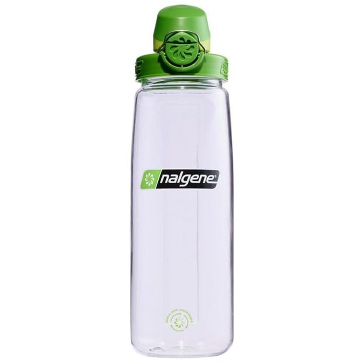 On The Fly vizespalack, Nalgene, Tritan, 700ml, 76x243mm, átlátszó/zöld
