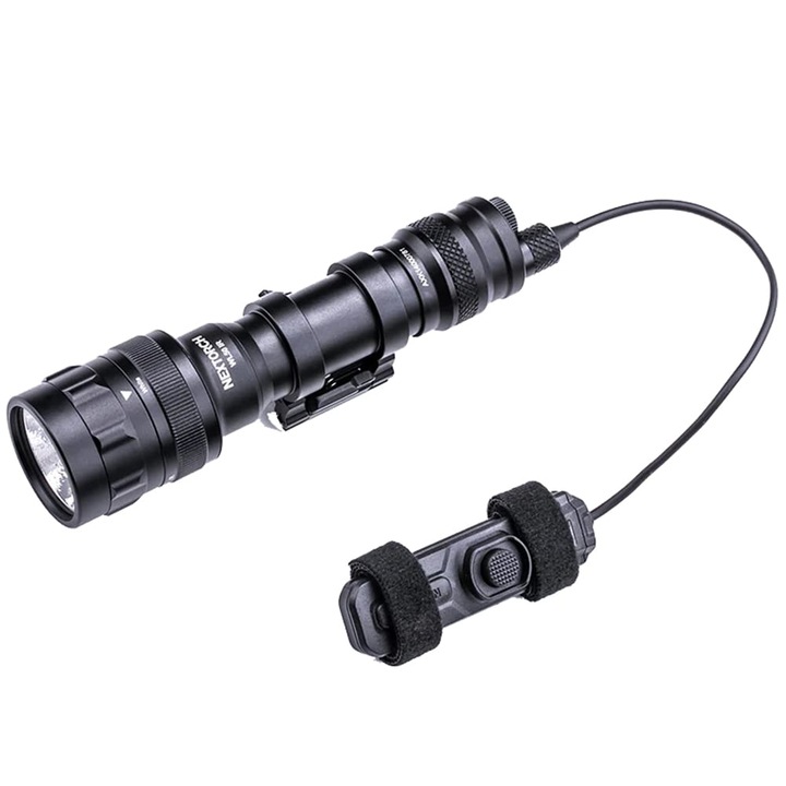 Тактически фенер Nextorch WL50 IR, бял и инфрачервен светодиод, 860 лумена, черен, 159x40x42 мм
