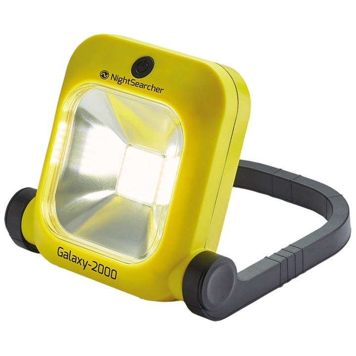 Lanterna, NightSearcher, Galaxy 2000, LED COB, IP54, Galben/Negru, 193x230x63mm