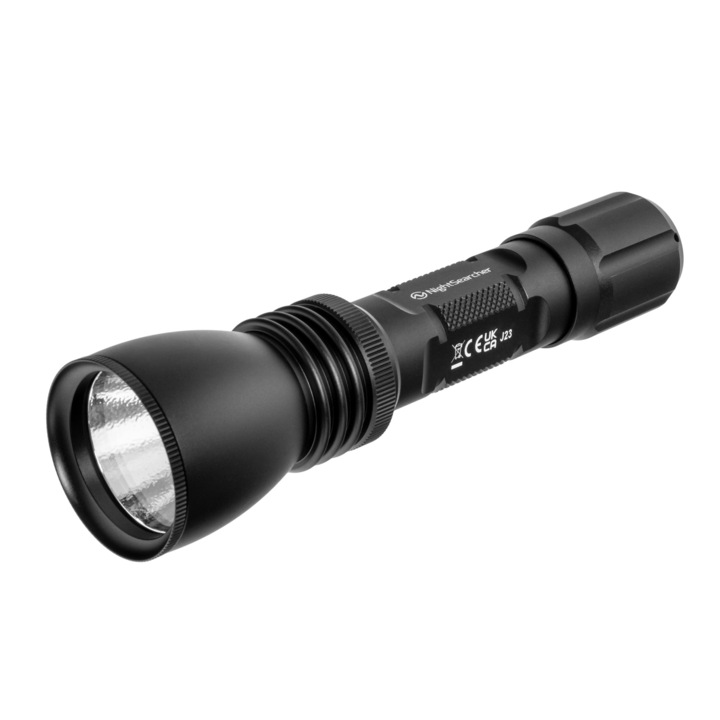 UV365 Фенер, NightSearcher, Алуминий, IP65, Радиус 30m, 40x153mm, 185g, Черен