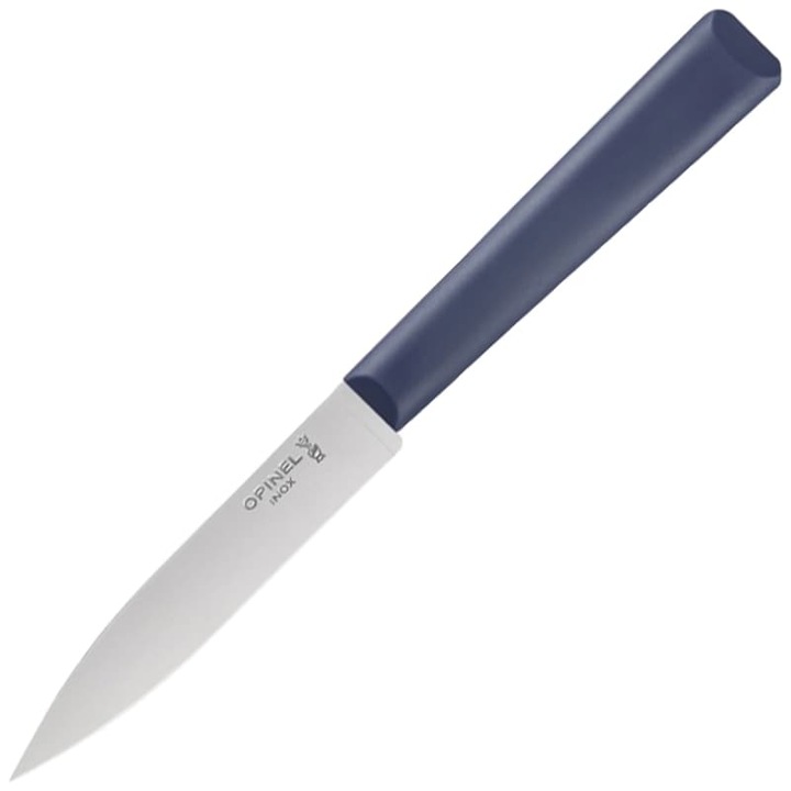 Cutit de bucatarie Opinel No. 312, inox, maner ergonomic, albastru, 10cm