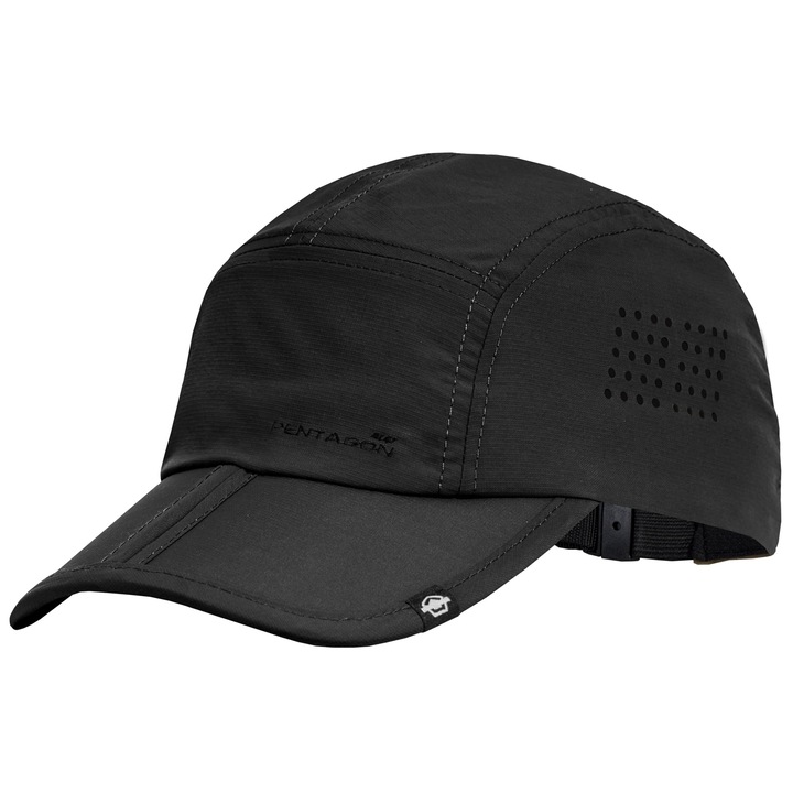 Sapca tactica pentru barbati, Pentagon, Nylon, Negru, OneSize