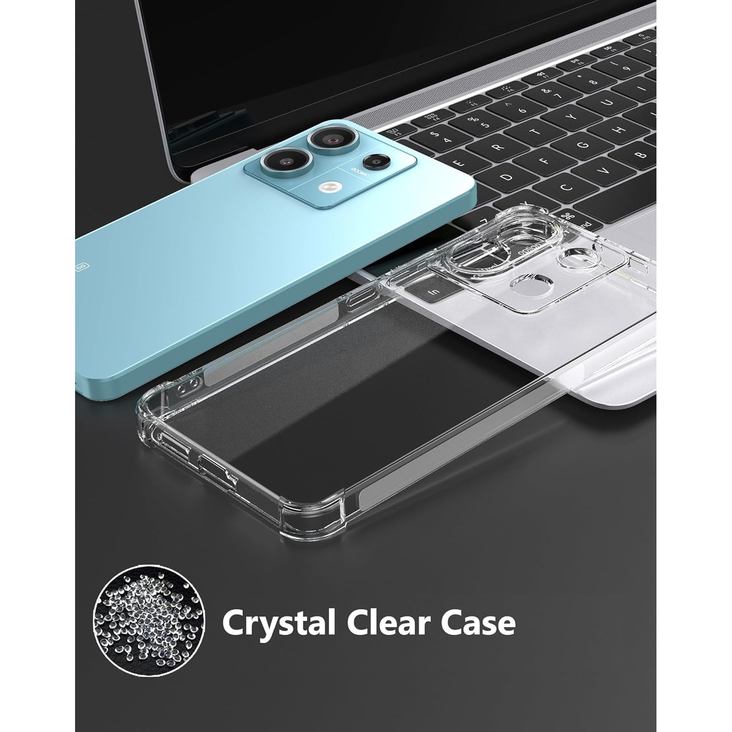 Husa Xiaomi Redmi Note 13 Pro 5G Anti-Shock 1.5 mm, reinforced 4 corners, Aiyando, clear