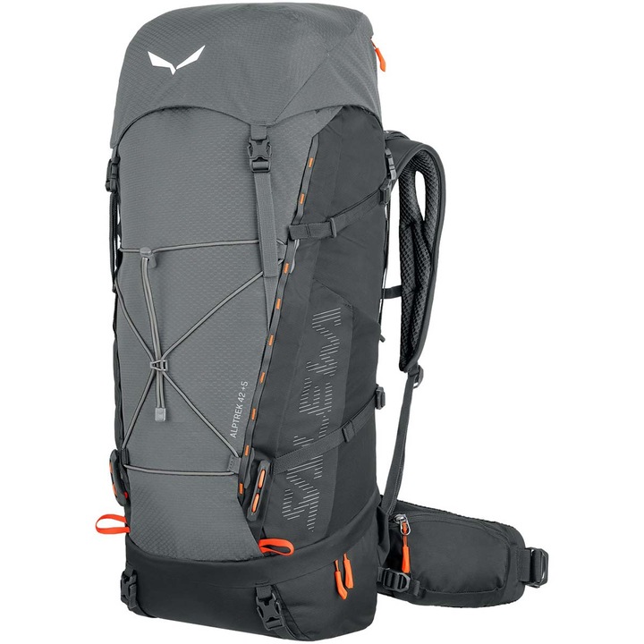 Раница за трекинг Salewa Alptrek, 42 + 5 л, сива, 70x30x22см