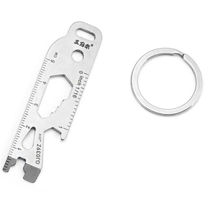 Instrument multifunctional Sanrenmu GJ039Z, inox, Argintiu