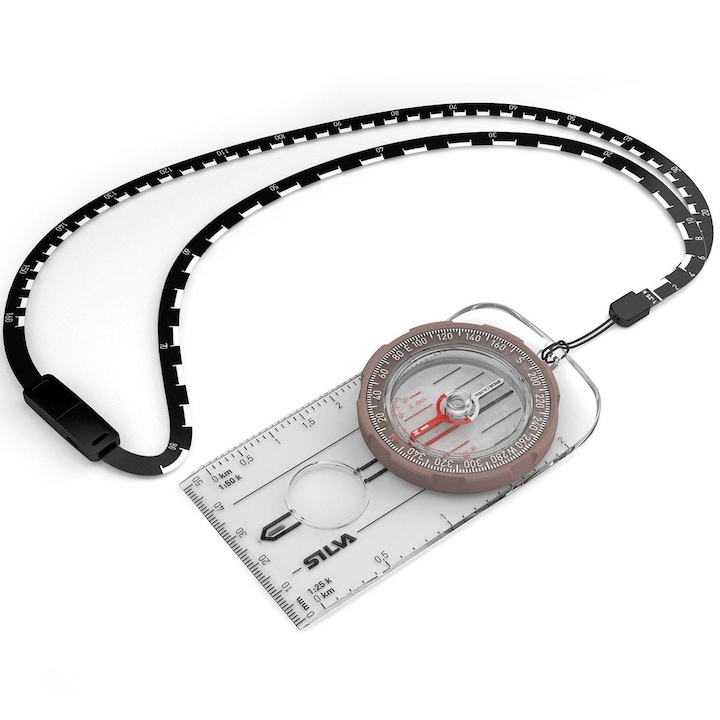 Globális iránytű, Silva, Model Ranger 360, akril/PC/ABS/TPU, 55x111x10 mm, 33 g