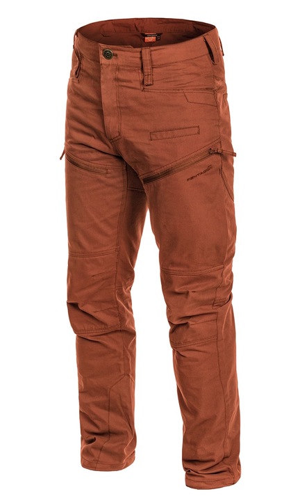 Taktikai nadrág, Pentagon Renegade Origin, pamut/nylon, piros, Gesztenyebarna