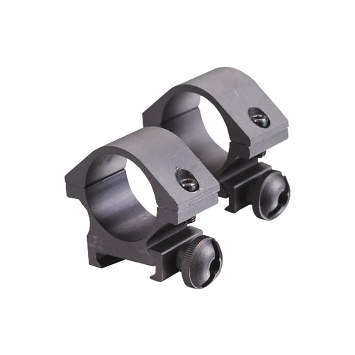 Suport montura doua piese, Strike Systems, 22 mm, Negru