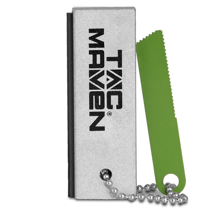Aprinzator Foc Magnesium Tac Maven, argintiu, 75x29x10mm