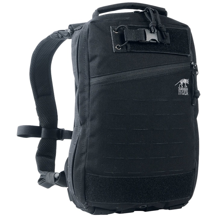 Rucsac medical, Tasmanian Tiger, Cordura, 6 l, 34 x 22 x 9 cm, 730 g, Negru