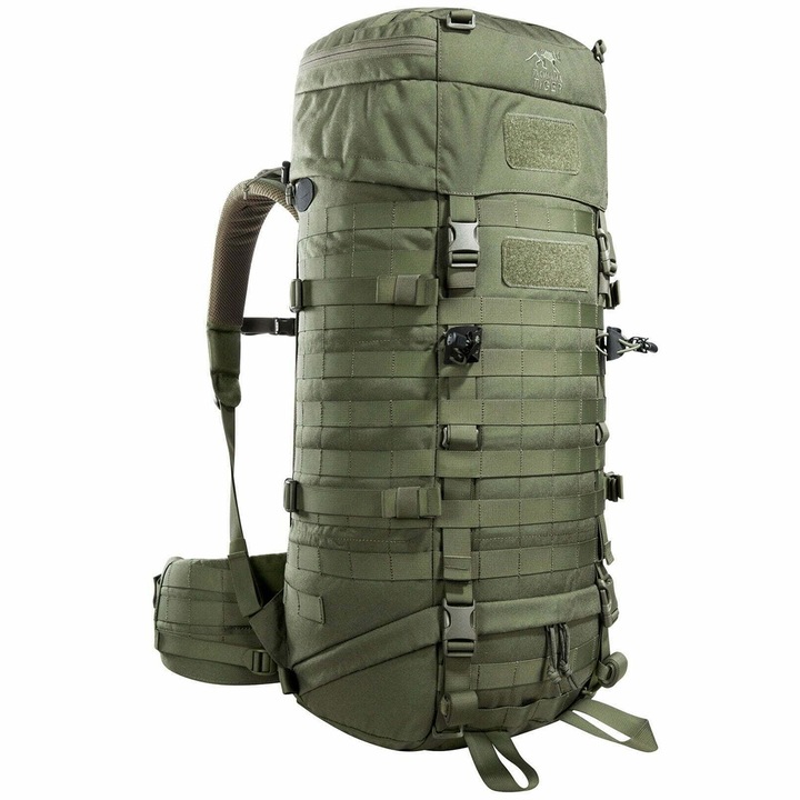 Rucsac Tasmanian Tiger, cordura, verde masliniu, 74 x 31 x 23 cm, 52-65 l