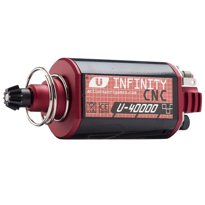 Motor Infinity CNC, Ultimate, 75 mm, 40000 rpm, 166 g, Rosu/Negru