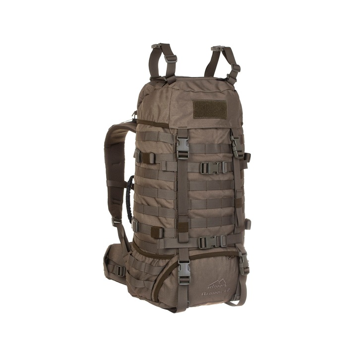 Katonai hátizsák, Wisport, Raccoon, Cordura, 45L, RAL 7013, 55x32x28cm