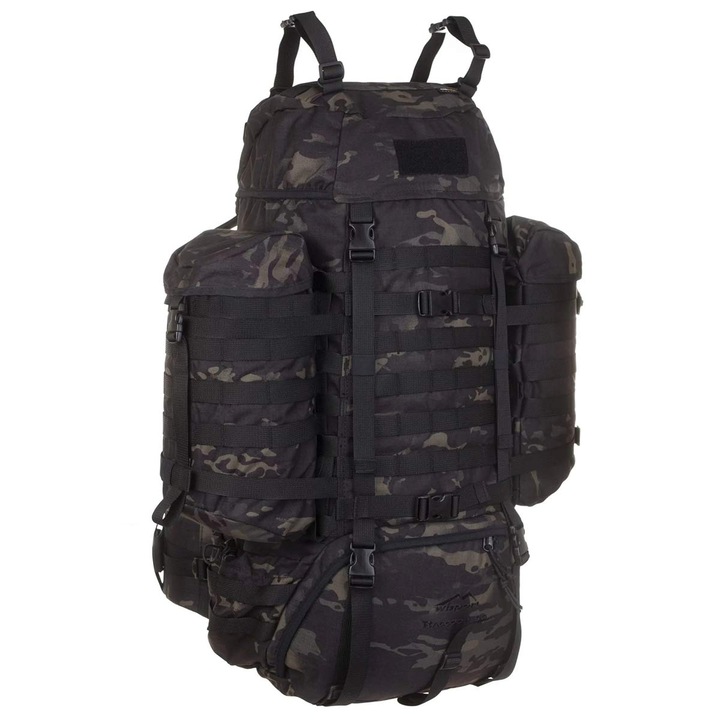 Rucsac Wisport Raccoon, Wisport, Cordura, Multicam Negru, 65 litri