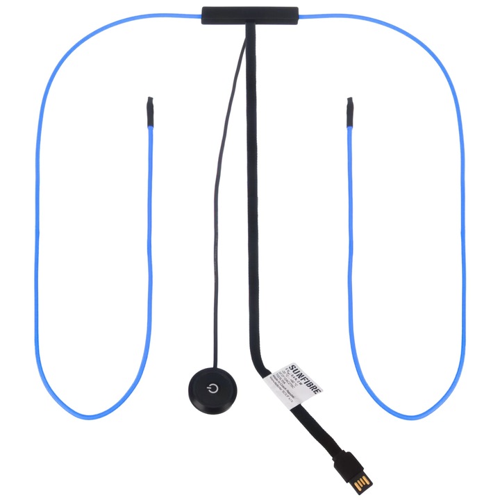 Гъвкав фенер, Wisport, син/черен