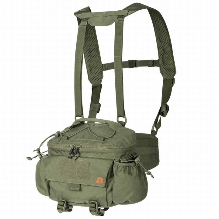 Rucsac tactic camoing, Helikon-Tex Foxtrot Mk2, Cordura, 26x18x12cm, Verde masliniu